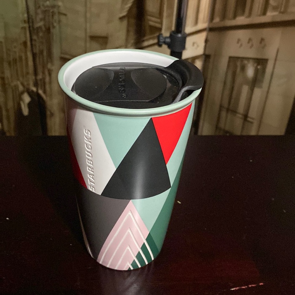 STARBUCKS ceramic travel mug